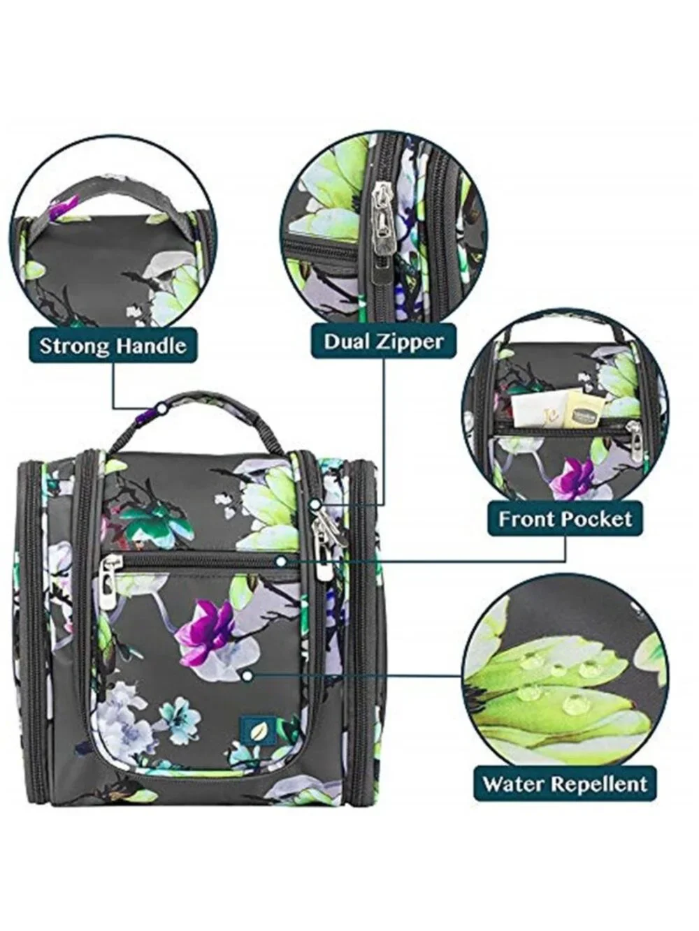 Hanging Toiletry Bag Travel Makeup Organizer Cosmetic Case Large Waterproof Bag